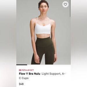 Lululemon flow-Y sports bra